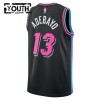 NBA Børn Trøje Miami Heat Bam Adebayo 2025-26 Nike City Edition Sort Swingman